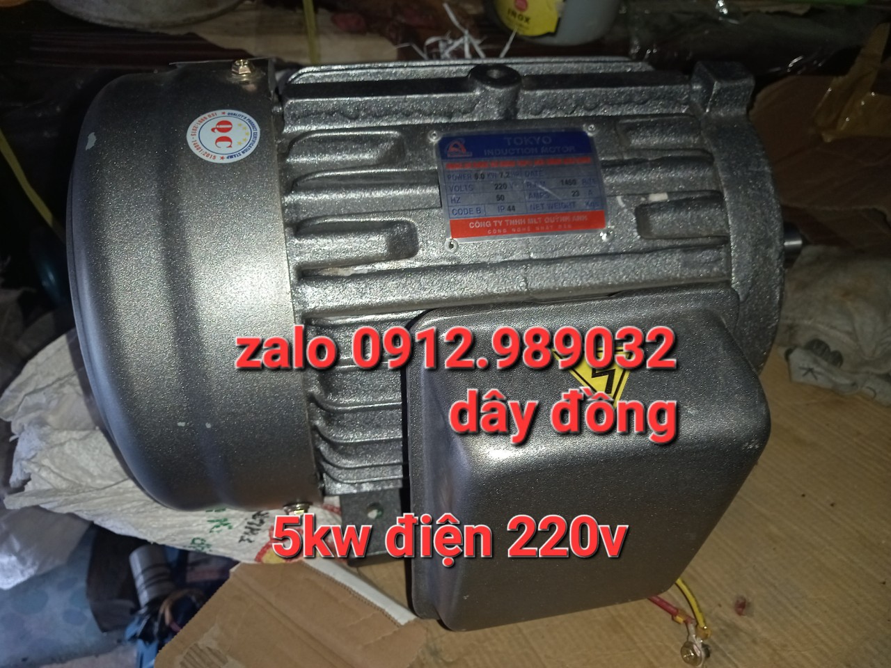 ĐỘNG CƠ 6KW-220V