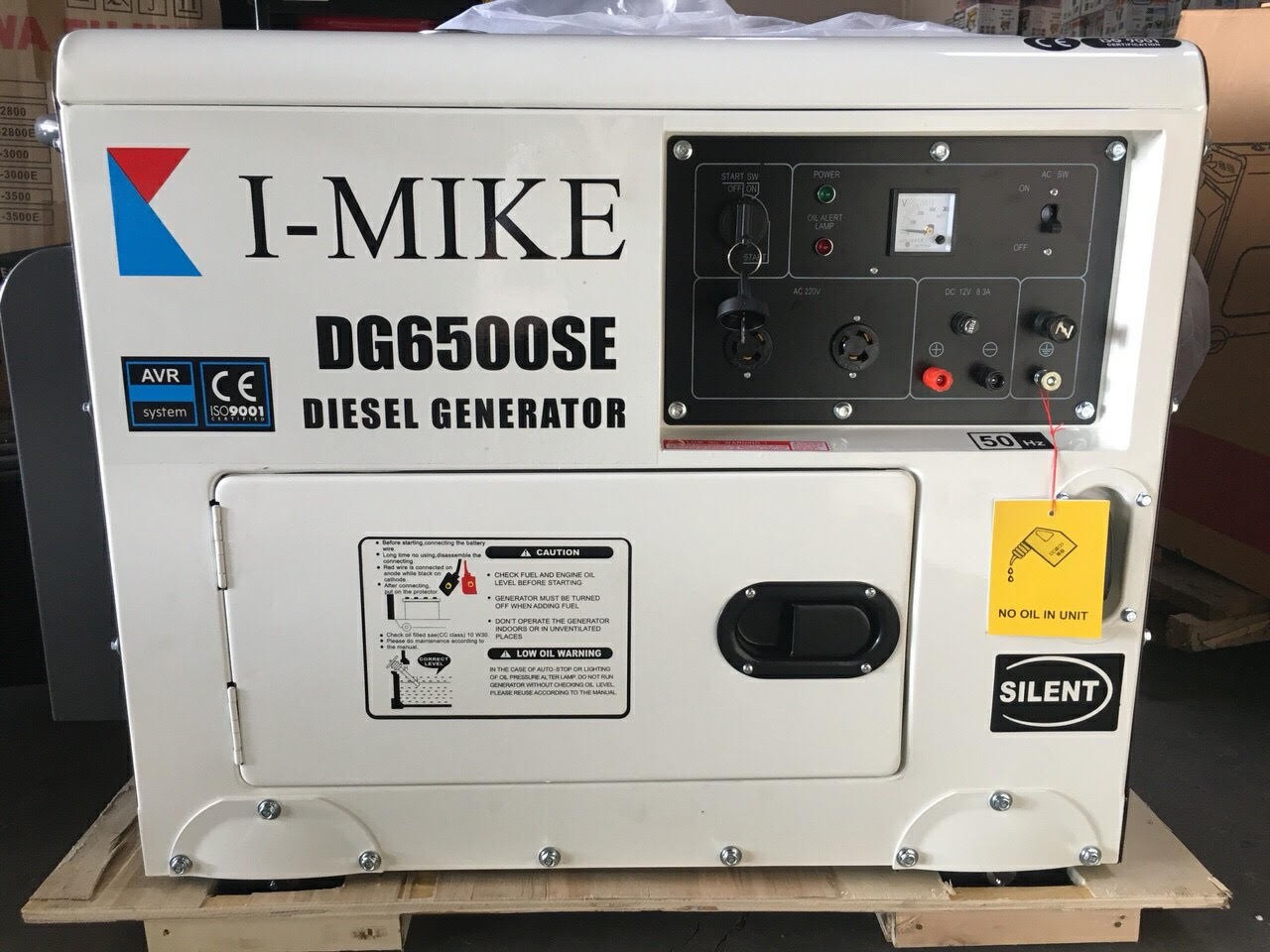 Máy phát điện chạy dầu Diesel I-Mike DG6500SE